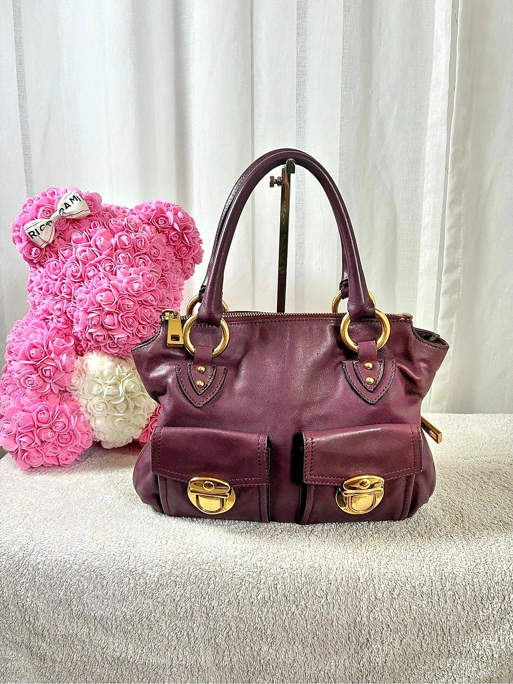 GUC Marc Jacobs Double Leather Satchel